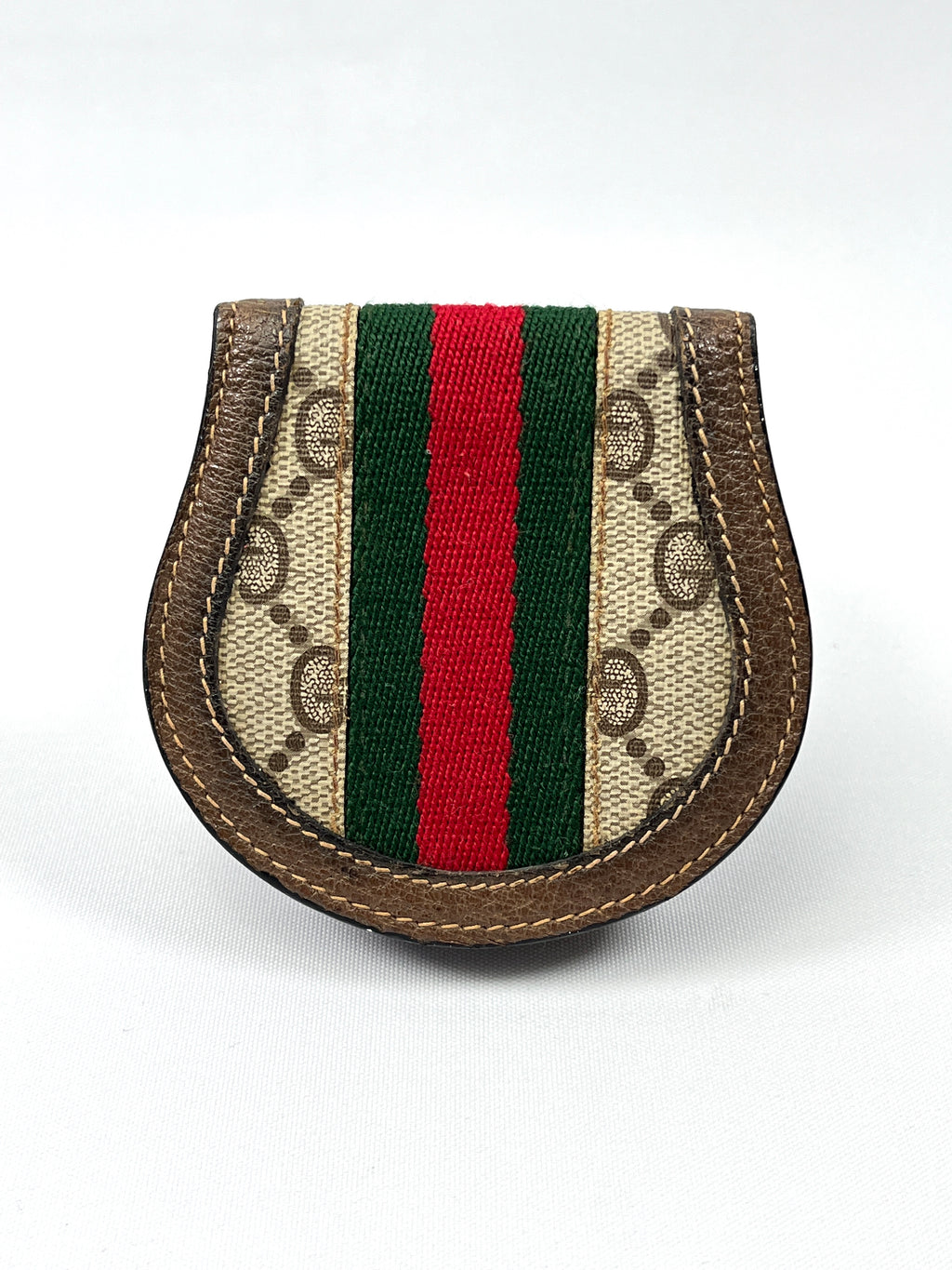 GUCCI - VINTAGE SHERRY ROUND COIN CASE