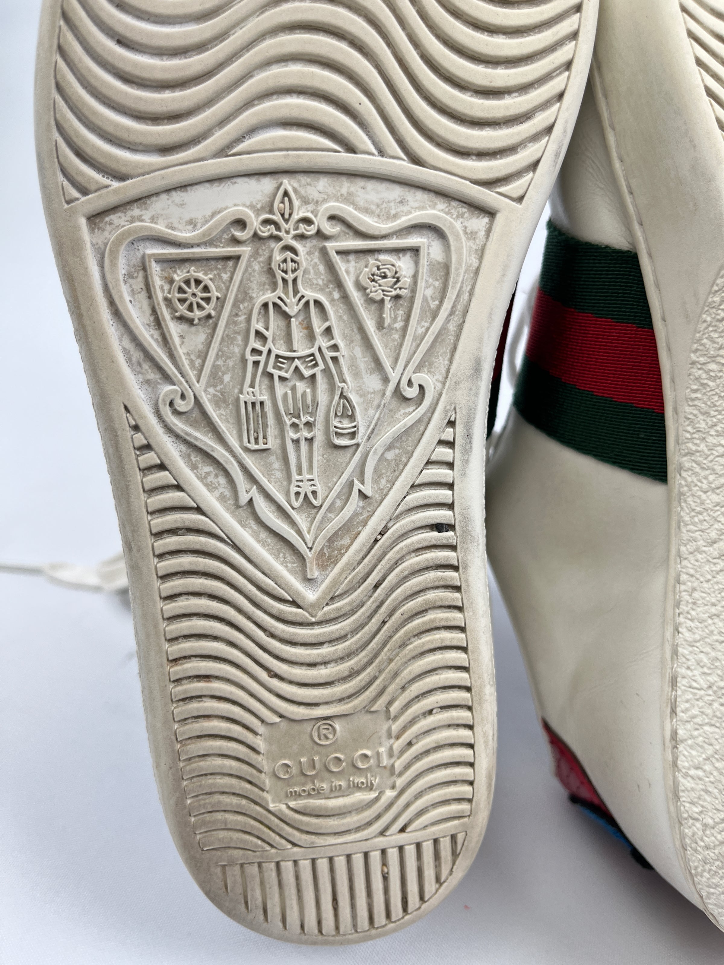 Gucci ace sneakers sole top