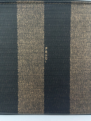 FENDI - PEQUIN STRIPE ZIP POUCH - VINTAGE