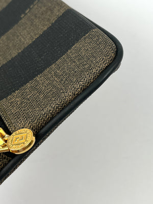 FENDI - PEQUIN STRIPE ZIP POUCH - VINTAGE