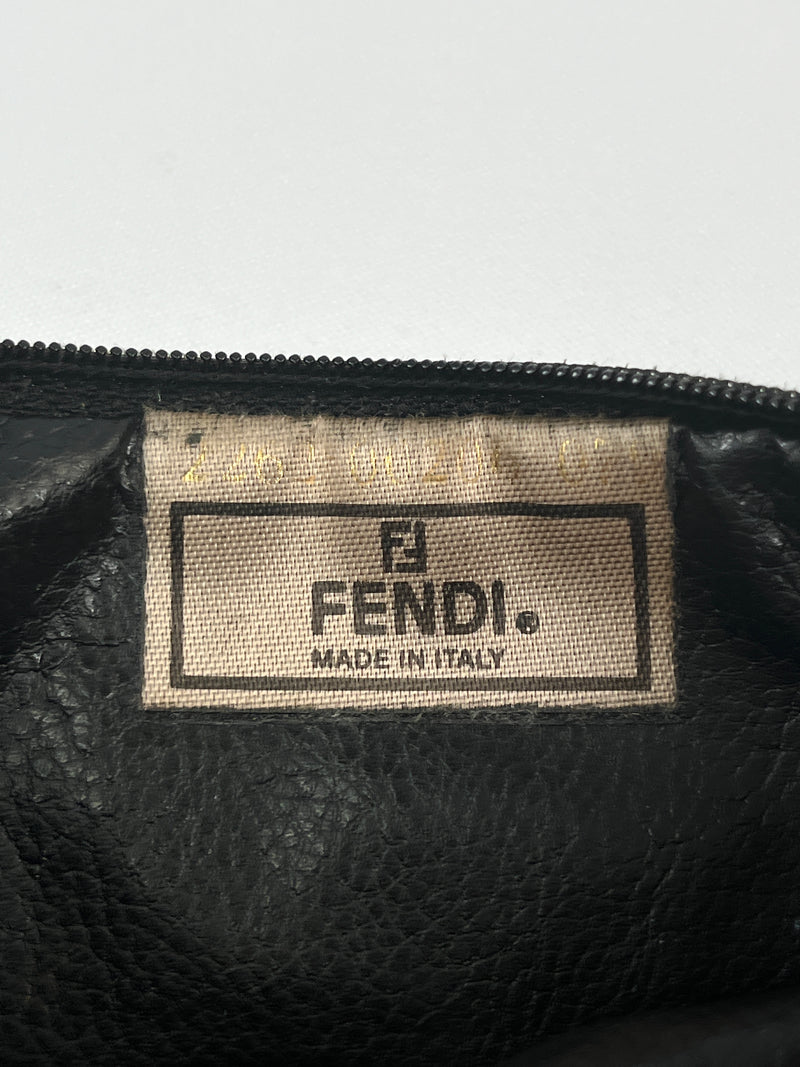 FENDI - PEQUIN STRIPE ZIP POUCH - VINTAGE
