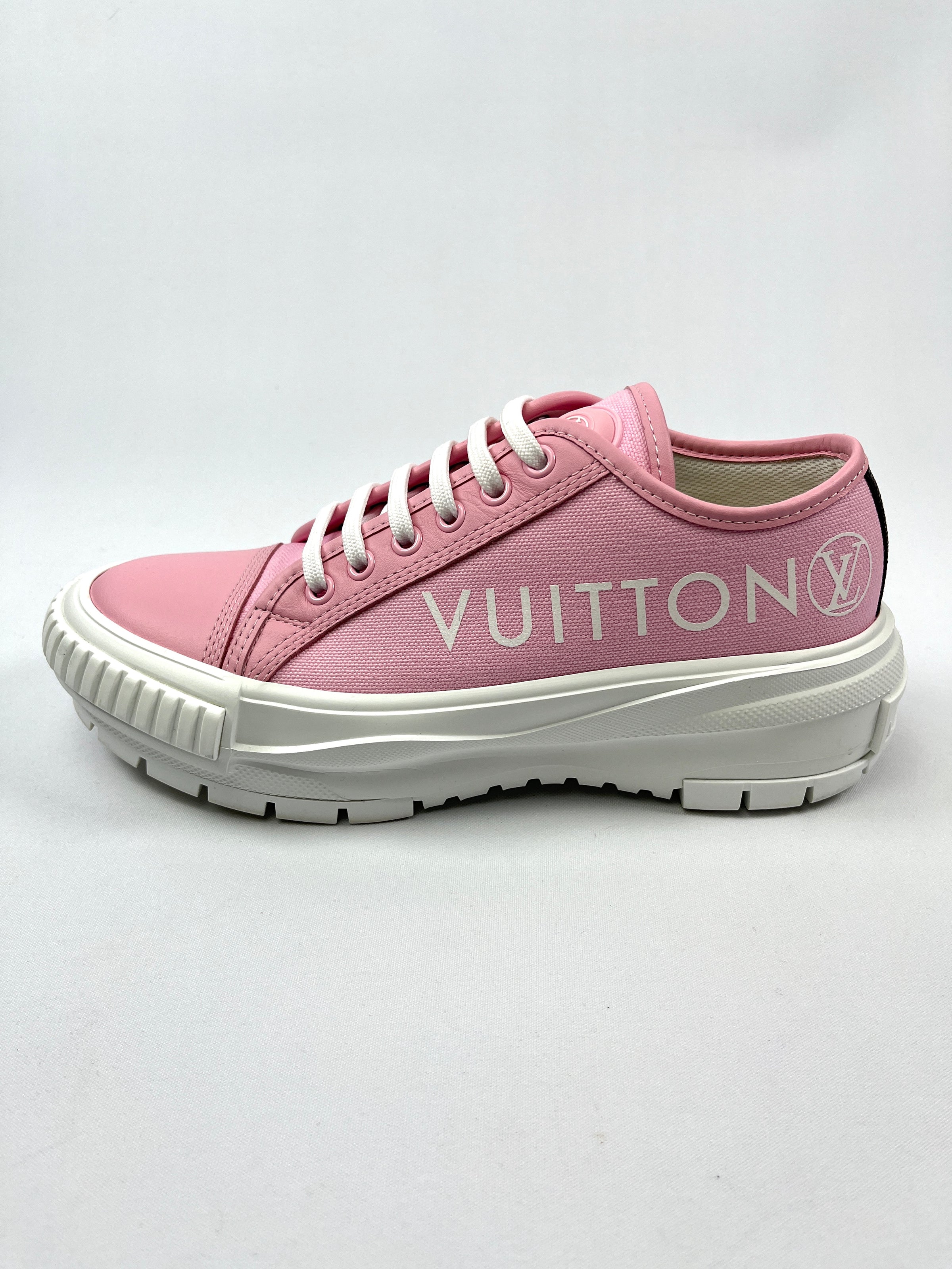 Louis Vuitton Sneakers aus Segeltuch - Rosa - Größe 39 - 32548876