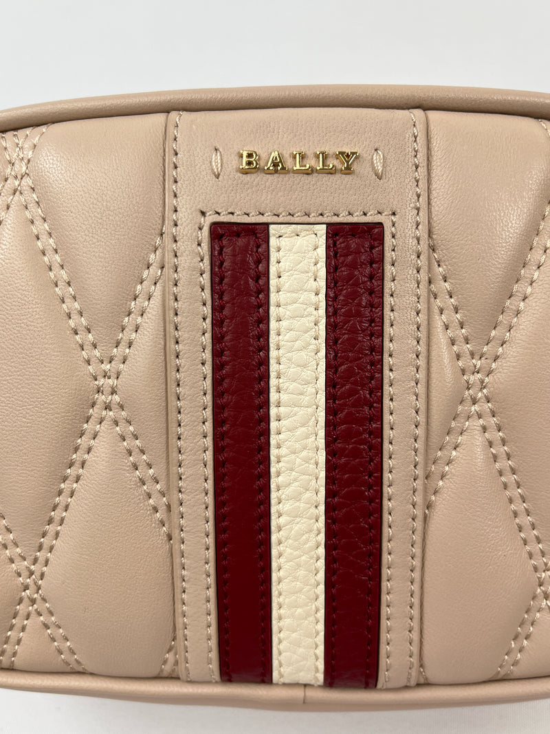BALLY - DENNI LEATHER MINI BAG BLUSH PINK - NEW