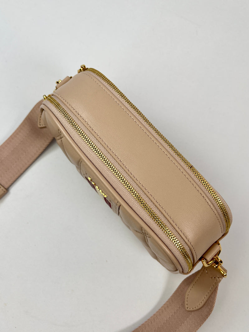 BALLY - DENNI LEATHER MINI BAG BLUSH PINK - NEW