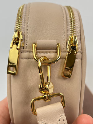 BALLY - DENNI LEATHER MINI BAG BLUSH PINK - NEW