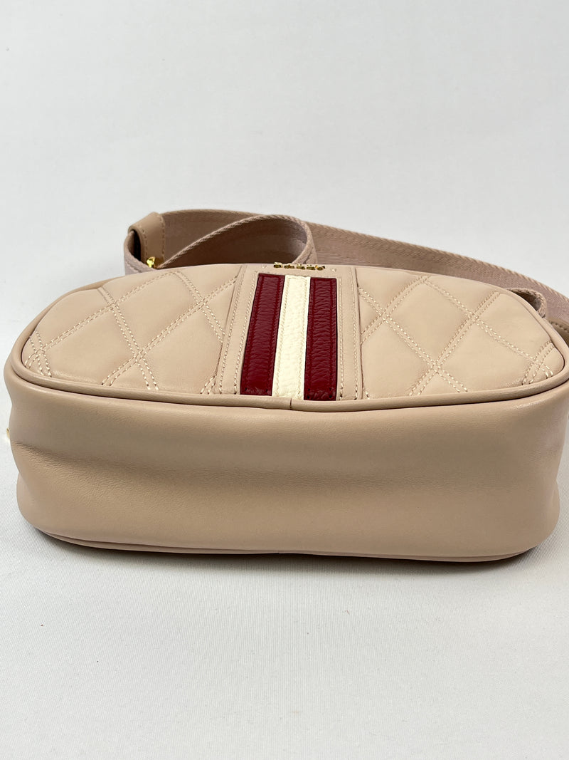 BALLY - DENNI LEATHER MINI BAG BLUSH PINK - NEW