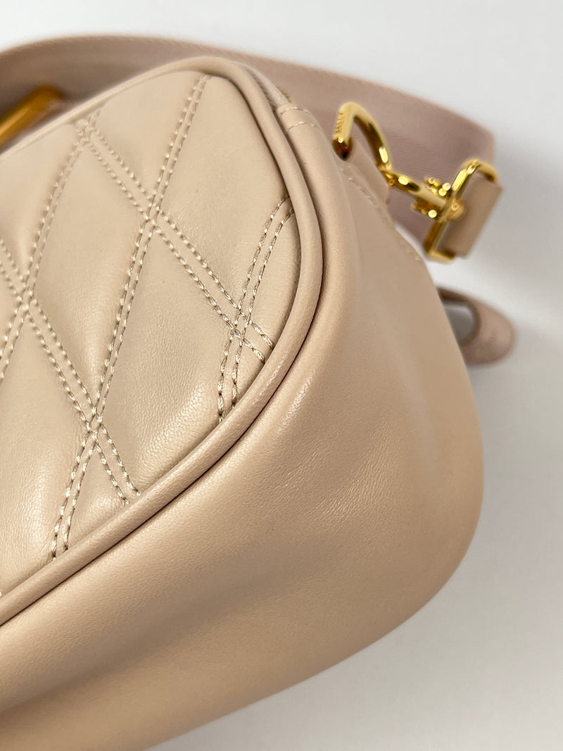 BALLY - DENNI LEATHER MINI BAG BLUSH PINK - NEW