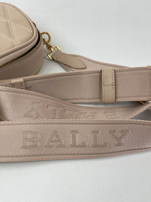 BALLY - DENNI LEATHER MINI BAG BLUSH PINK - NEW