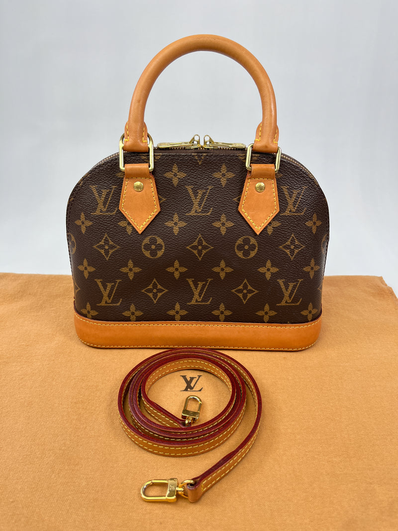 LOUIS VUITTON - ALMA BB IN MONOGRAM CANVAS