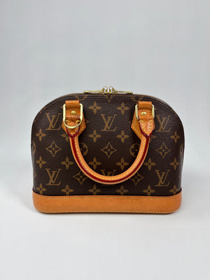 LOUIS VUITTON - ALMA BB IN MONOGRAM CANVAS