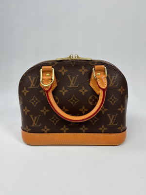 LOUIS VUITTON - ALMA BB IN MONOGRAM CANVAS