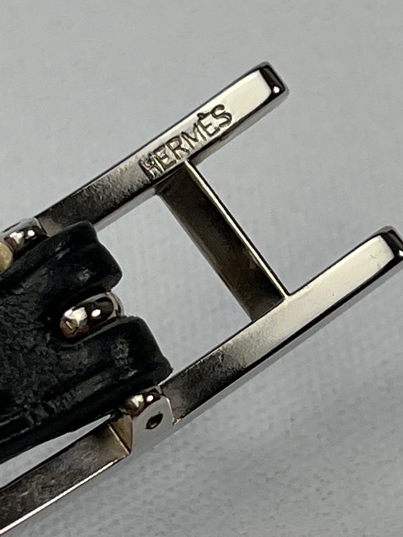 HERMES - BLACK HAPI TRIPLE WRAP BRACELET