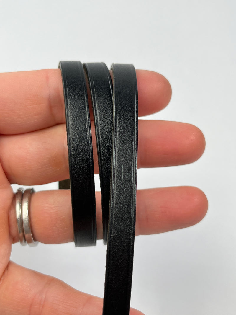 HERMES - BLACK HAPI TRIPLE WRAP BRACELET
