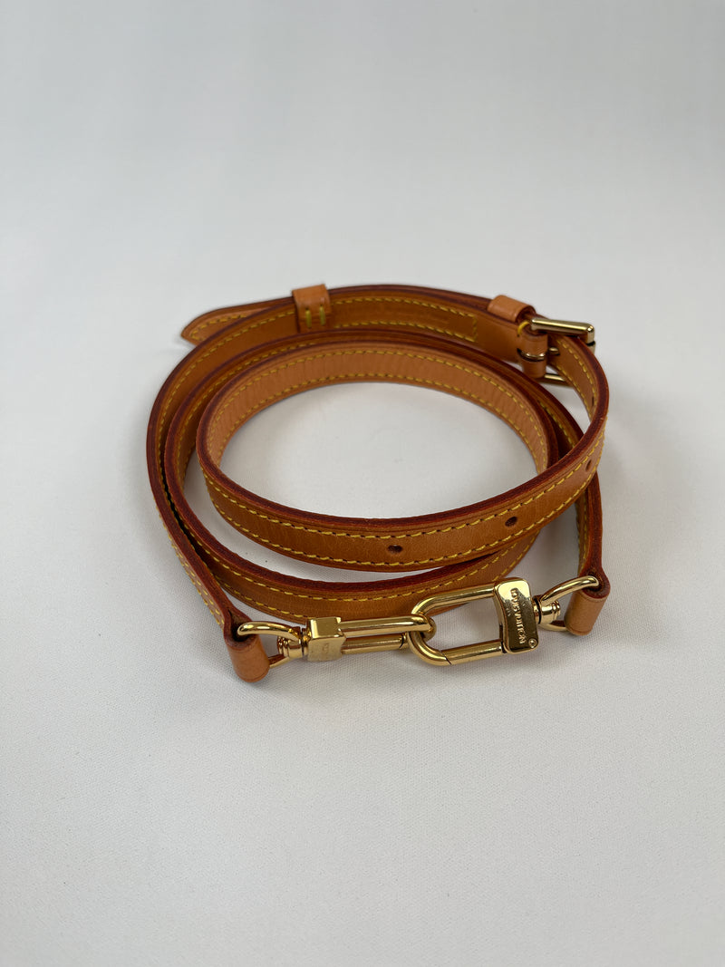 LOUIS VUITTON - VACHETTA LEATHER SHOULDER/CROSSBODY STRAP