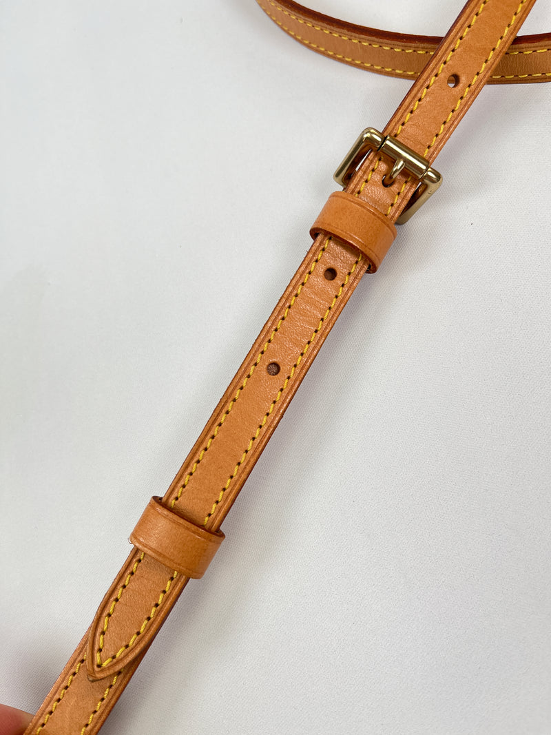 LOUIS VUITTON - VACHETTA LEATHER SHOULDER/CROSSBODY STRAP