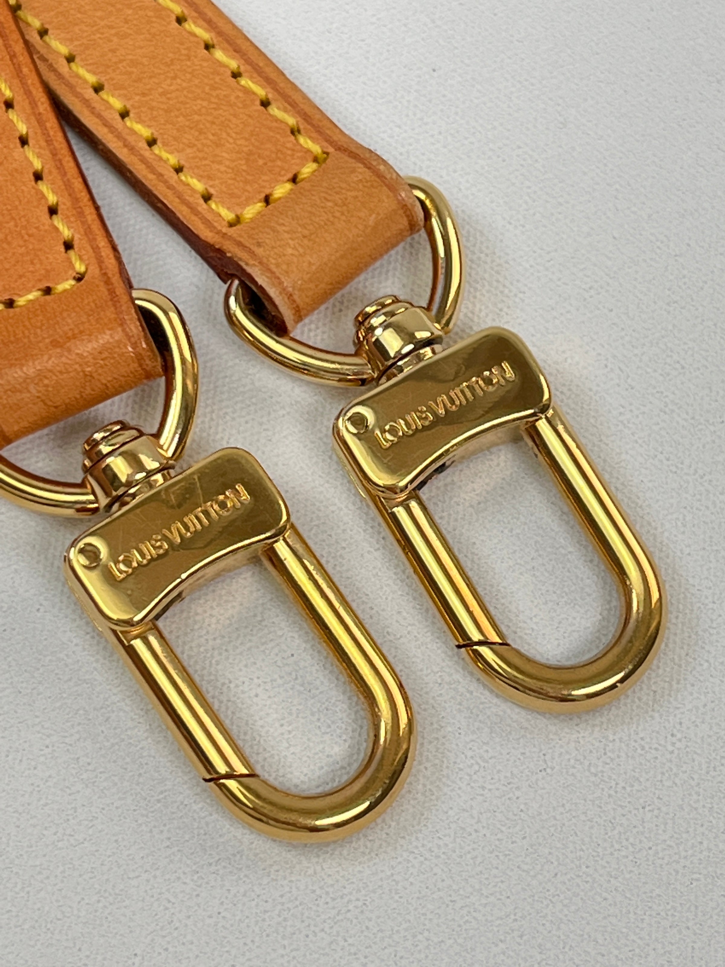 Louis Vuitton Vachetta Leather Adjustable 16mm Shoulder Strap