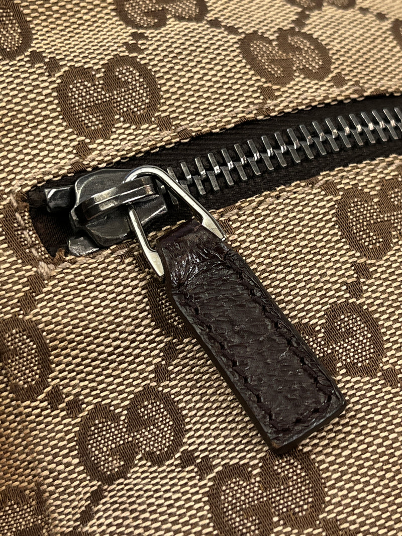 GUCCI - BEIGE GG CANVAS BELT BAG