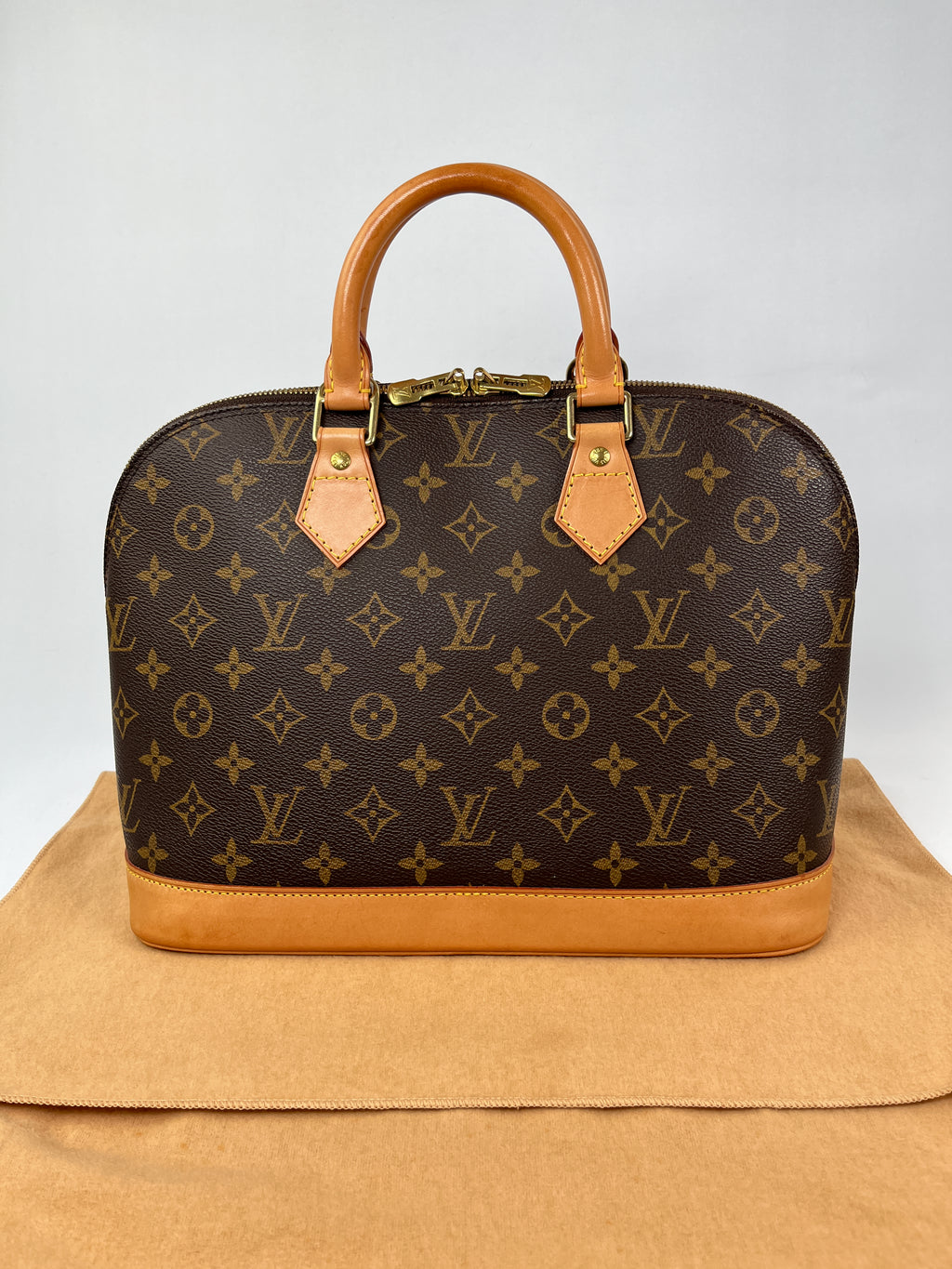 LOUIS VUITTON - ALMA PM HANDBAG MONOGRAM CANVAS - YR 2001