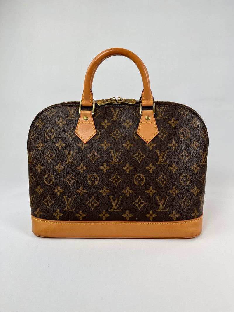 LOUIS VUITTON - ALMA PM HANDBAG MONOGRAM CANVAS - YR 2001