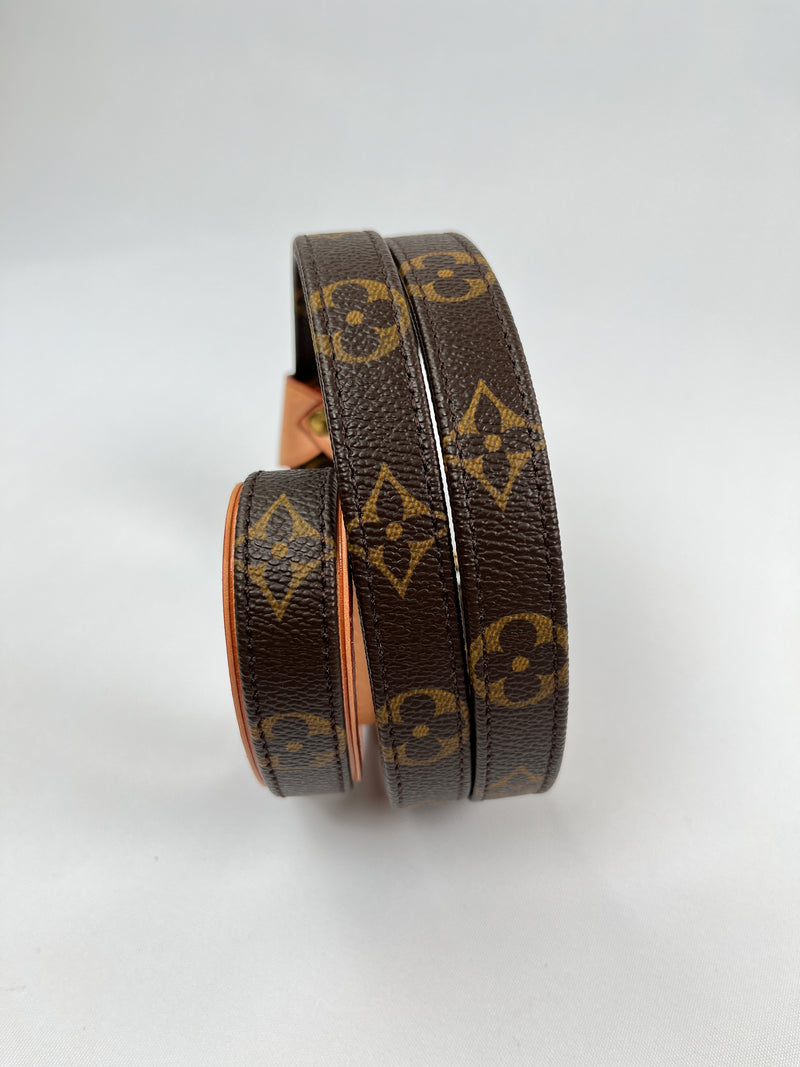 LOUIS VUITTON - BAXTER MONOGRAM DOG LEAD MM