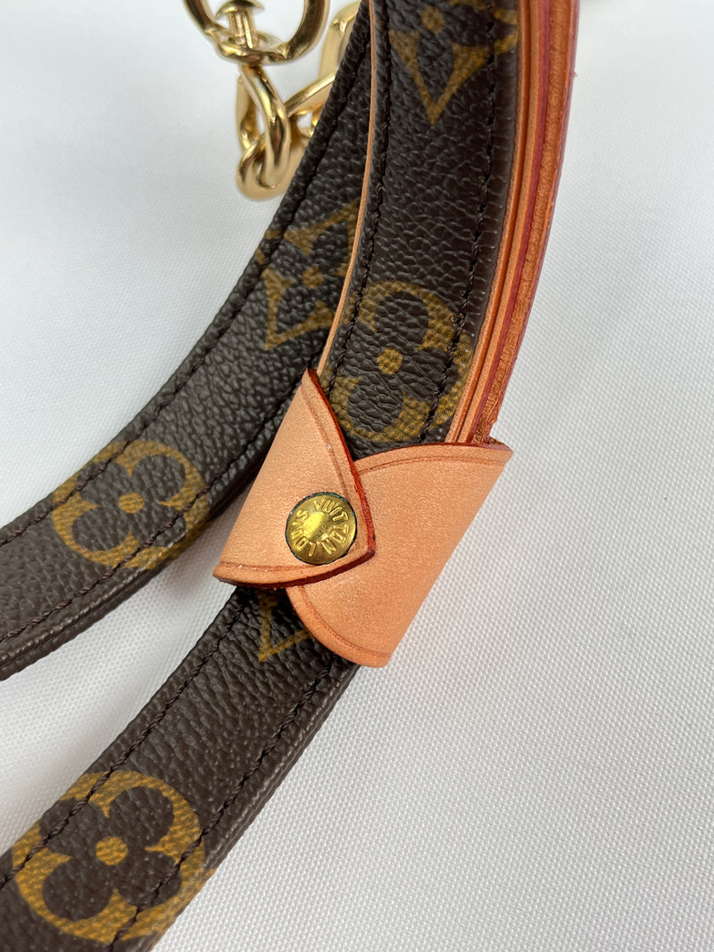 LOUIS VUITTON - BAXTER MONOGRAM DOG LEAD MM