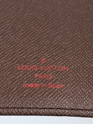 LOUIS VUITTON - AGENDA PM IN DAMIER EBENE