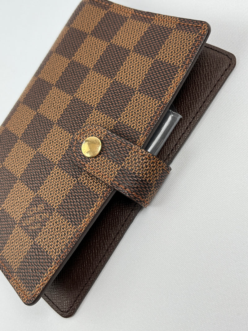 LOUIS VUITTON - AGENDA PM IN DAMIER EBENE