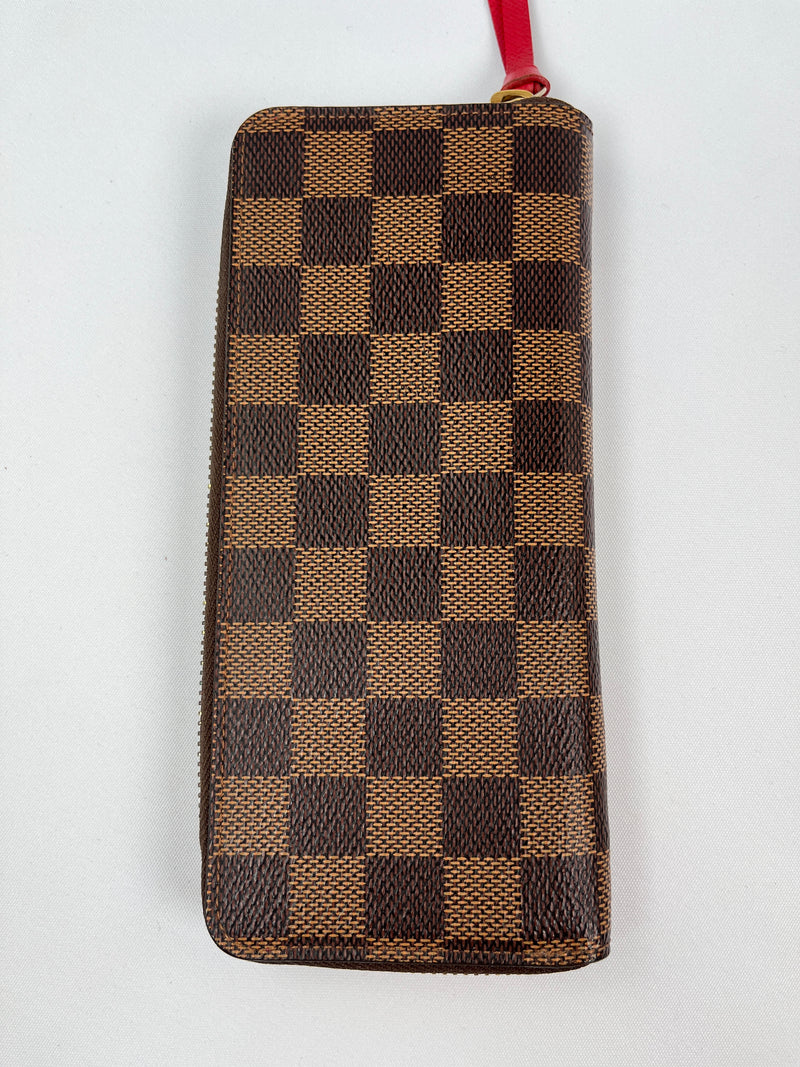 LOUIS VUITTON - CLEMENCE SLIMLINE ZIPPY WALLET DAMIER EBENE