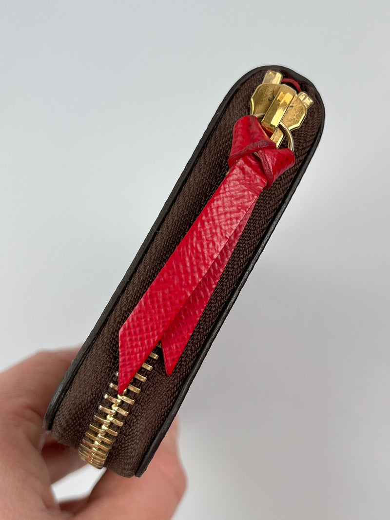 LOUIS VUITTON - CLEMENCE SLIMLINE ZIPPY WALLET DAMIER EBENE