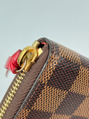 LOUIS VUITTON - CLEMENCE SLIMLINE ZIPPY WALLET DAMIER EBENE