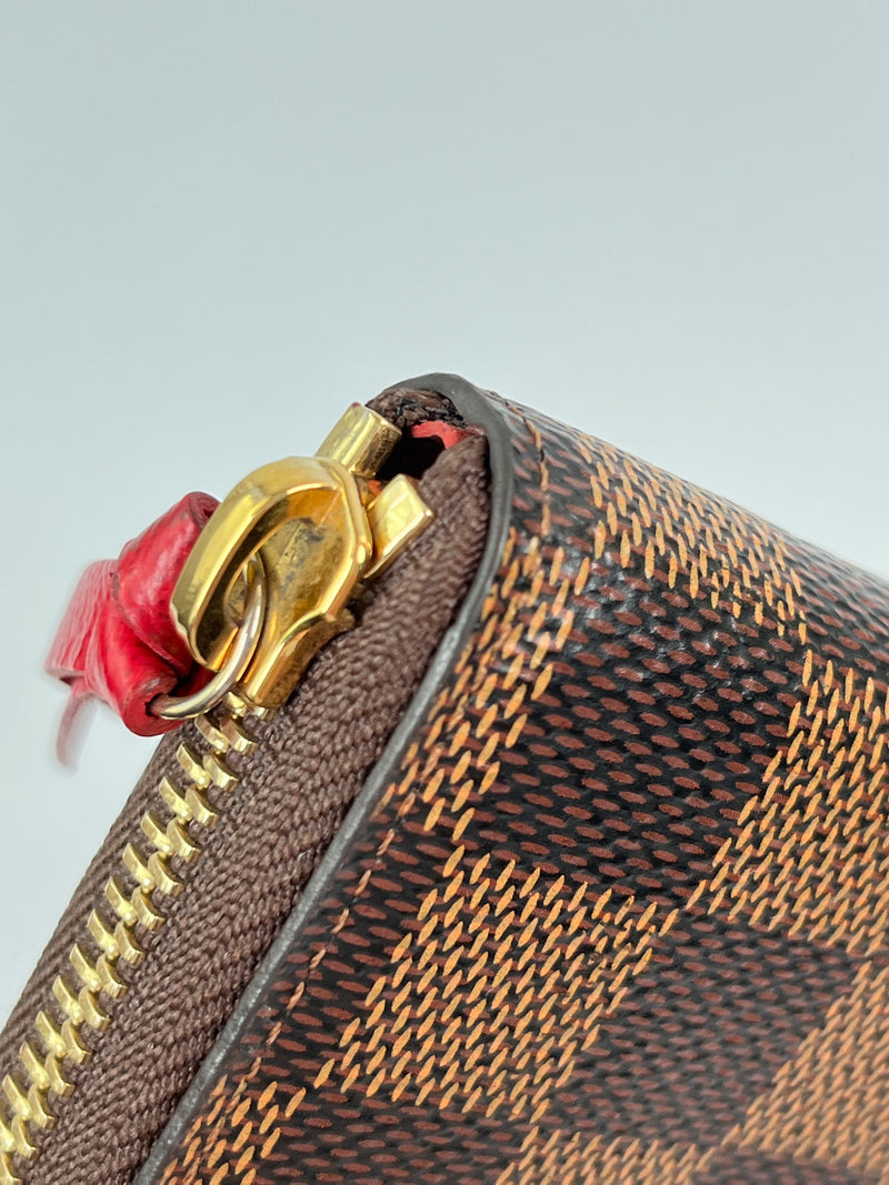 LOUIS VUITTON - CLEMENCE SLIMLINE ZIPPY WALLET DAMIER EBENE