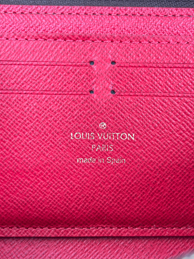 LOUIS VUITTON - CLEMENCE SLIMLINE ZIPPY WALLET DAMIER EBENE