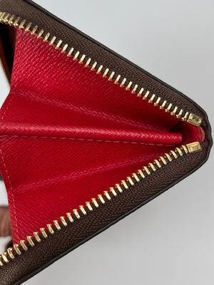 LOUIS VUITTON - CLEMENCE SLIMLINE ZIPPY WALLET DAMIER EBENE