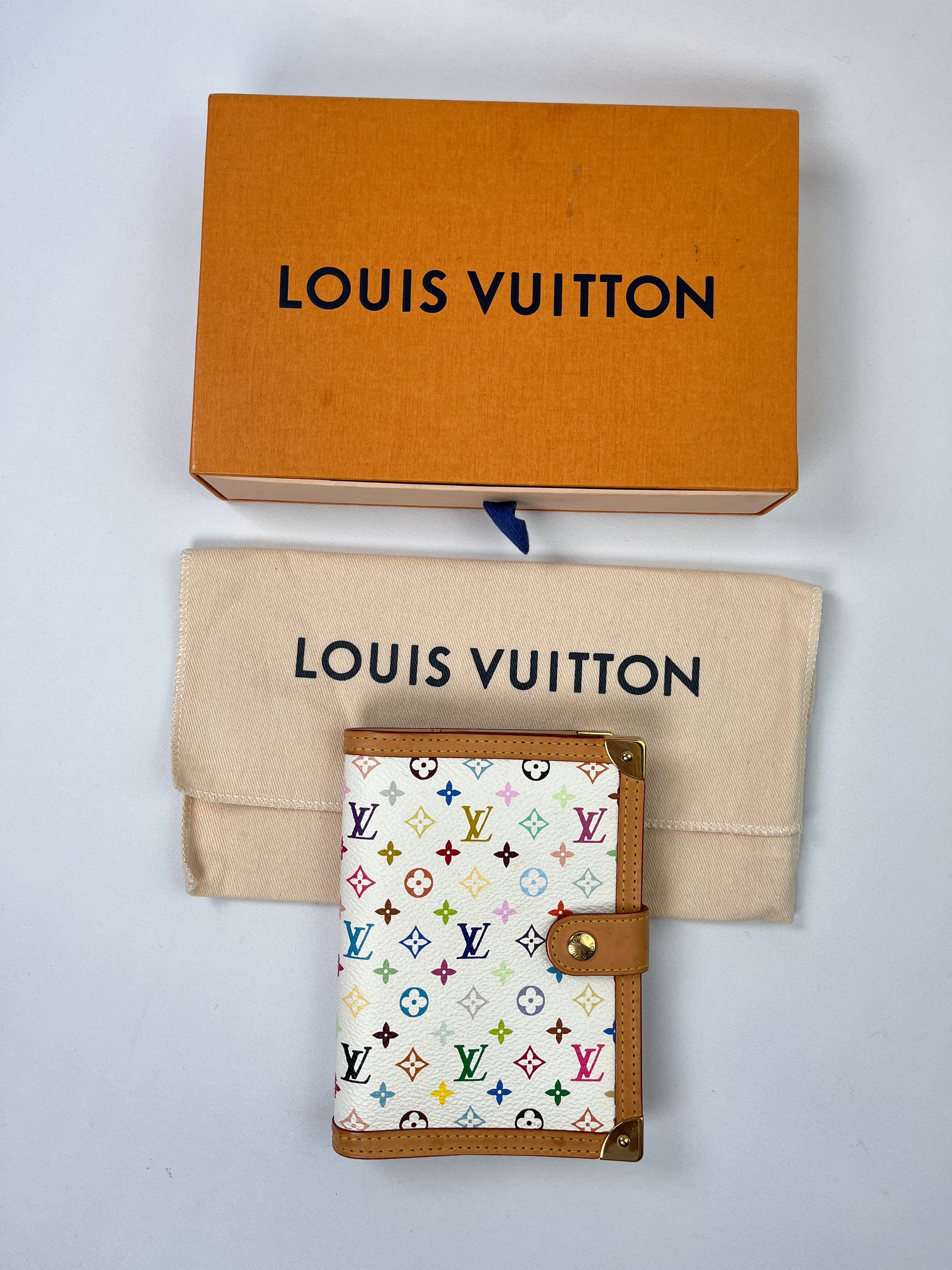 Louis Vuitton Louis Vuitton Agenda PM White Multicolor Monogram