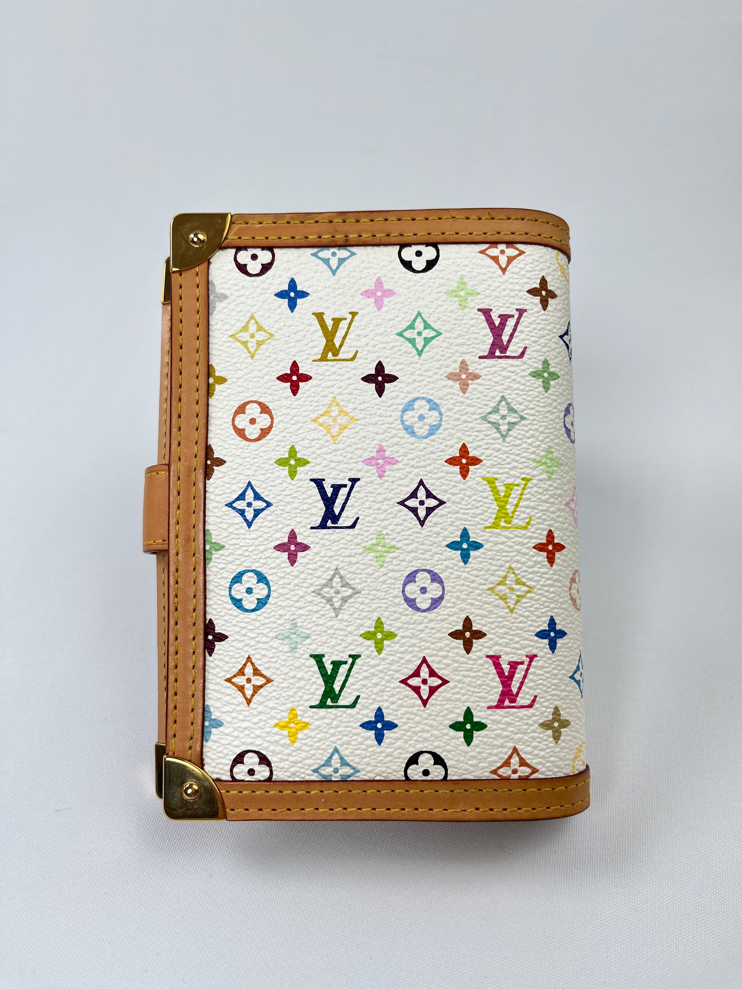 Louis Vuitton Agenda PM White Multicolor Monogram Canvas Agenda Cover For  Sale at 1stDibs  louis vuitton small agenda cover in white multi-color  monogram canvas, louis vuitton agenda cover