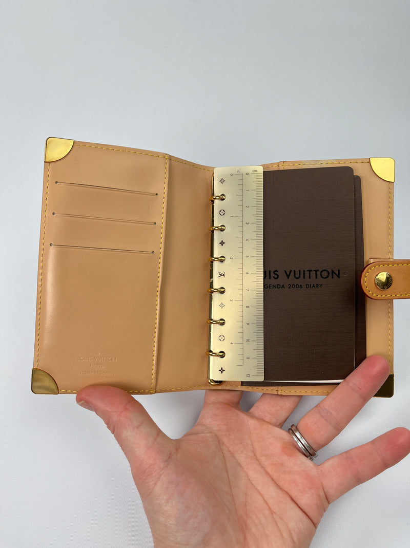 LOUIS VUITTON - AGENDA PM WHITE MULTICOLOUR MONOGRAM CANVAS