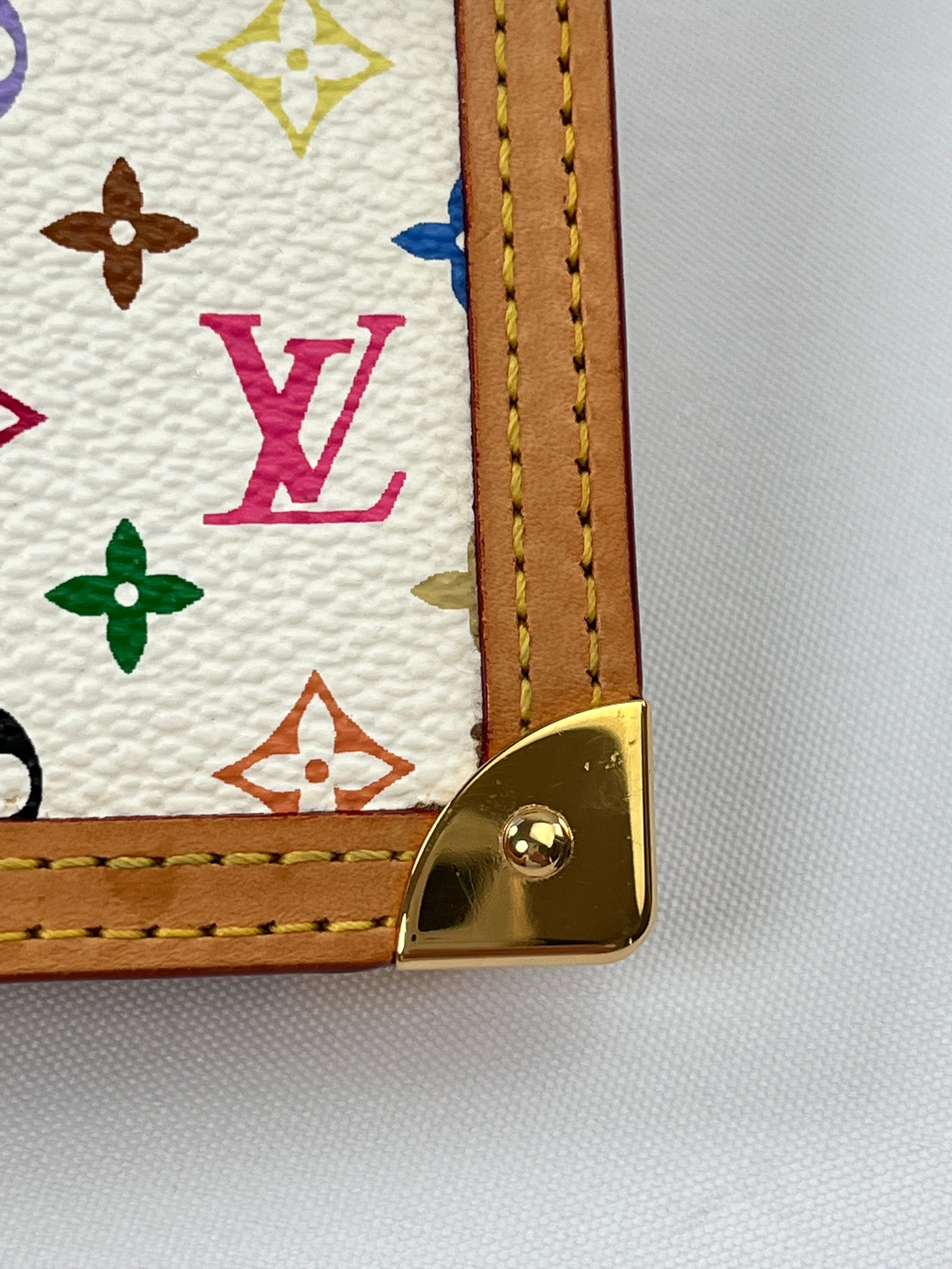 Louis Vuitton Agenda PM White Multicolor Monogram Canvas Agenda