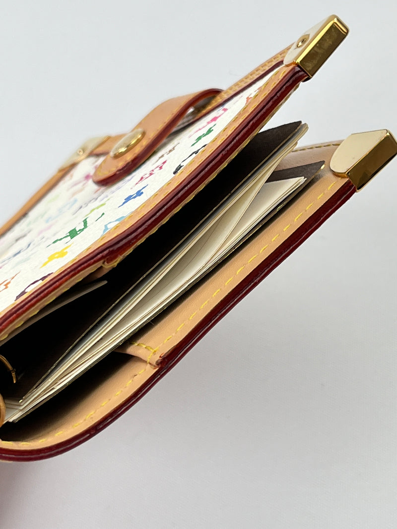 LOUIS VUITTON - AGENDA PM WHITE MULTICOLOUR MONOGRAM CANVAS
