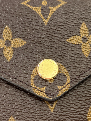 LOUIS VUITTON - VICTORINE WALLET ROSE BALLERINE *HEAT STAMPED