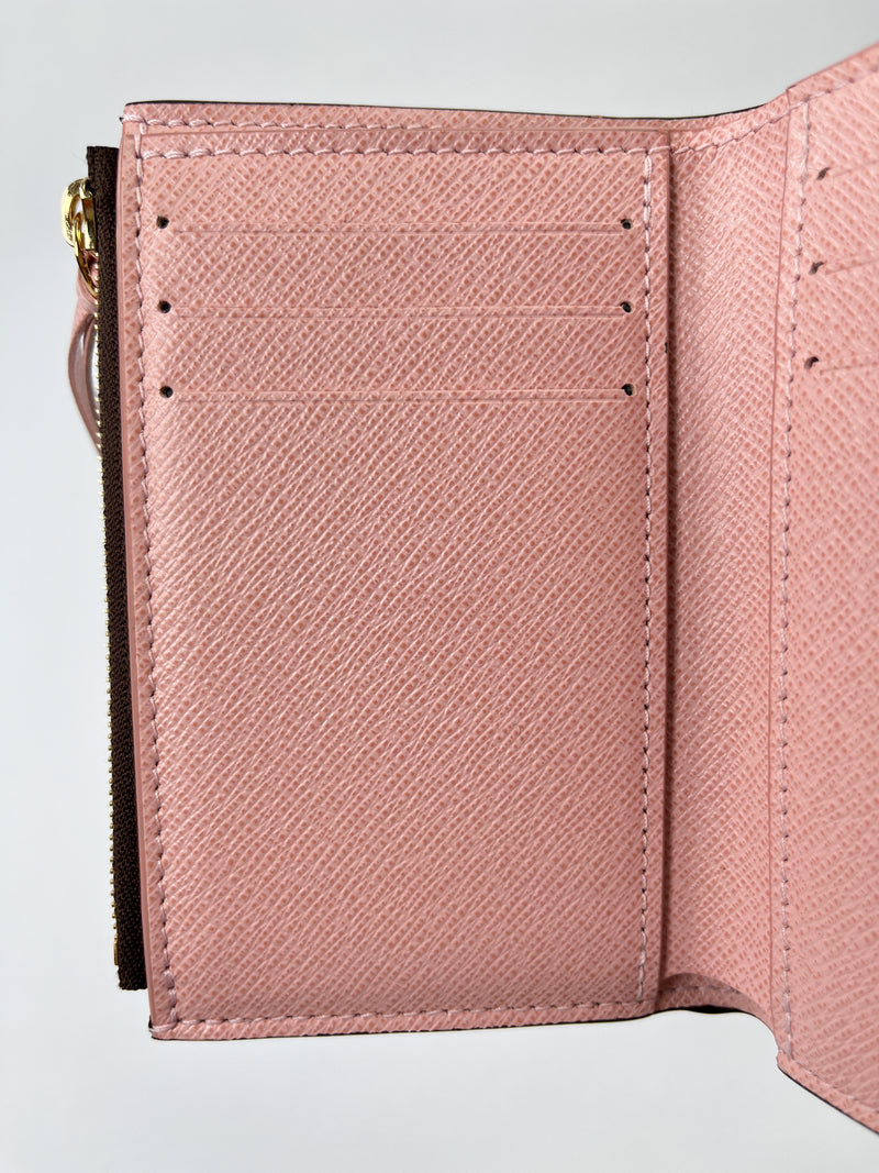 LOUIS VUITTON - VICTORINE WALLET ROSE BALLERINE *HEAT STAMPED