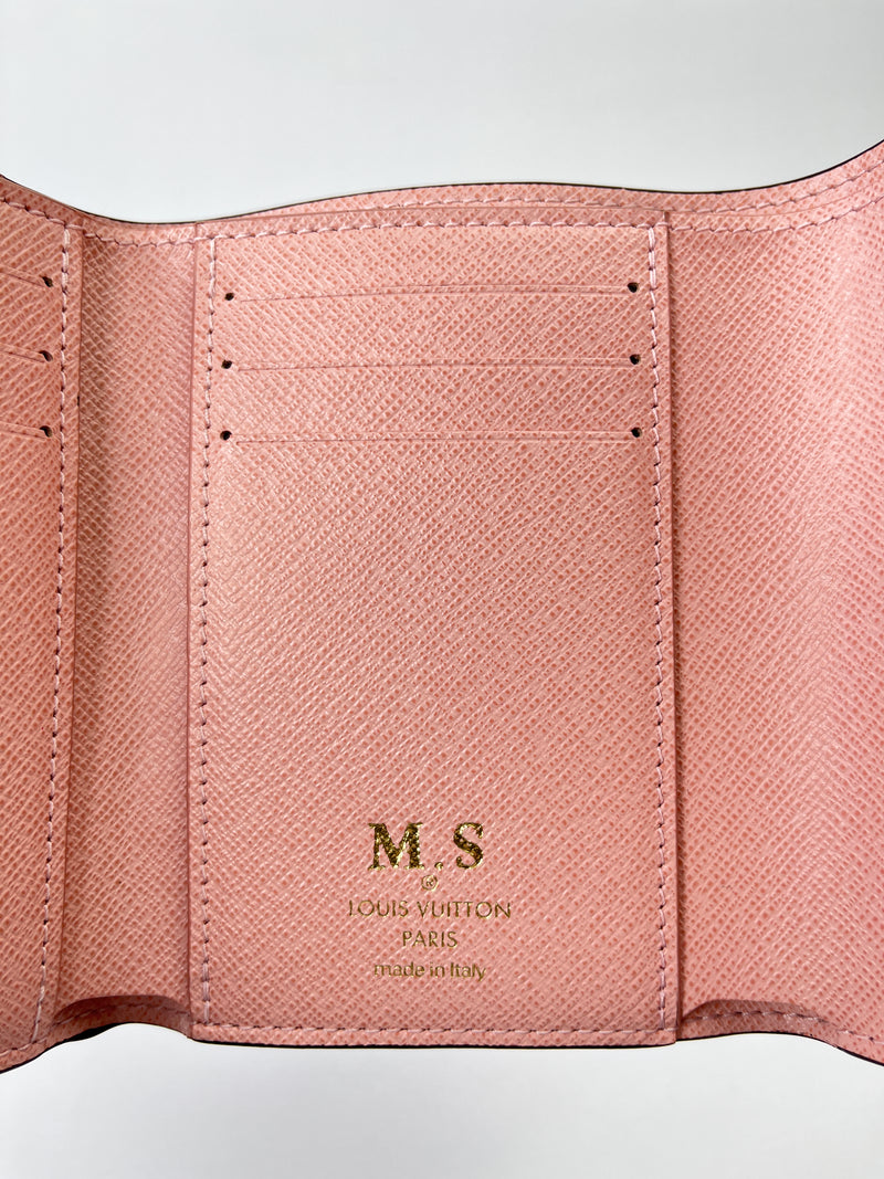 LOUIS VUITTON - VICTORINE WALLET ROSE BALLERINE *HEAT STAMPED