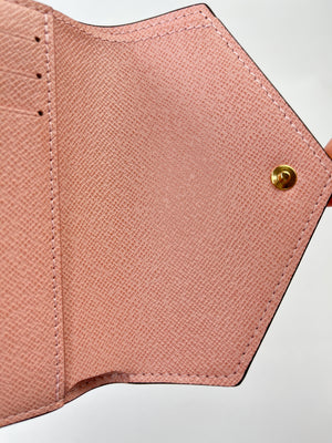 LOUIS VUITTON - VICTORINE WALLET ROSE BALLERINE *HEAT STAMPED