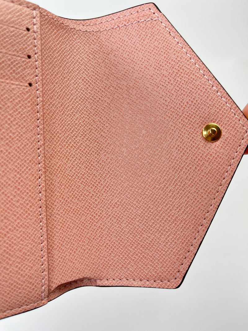 LOUIS VUITTON - VICTORINE WALLET ROSE BALLERINE *HEAT STAMPED