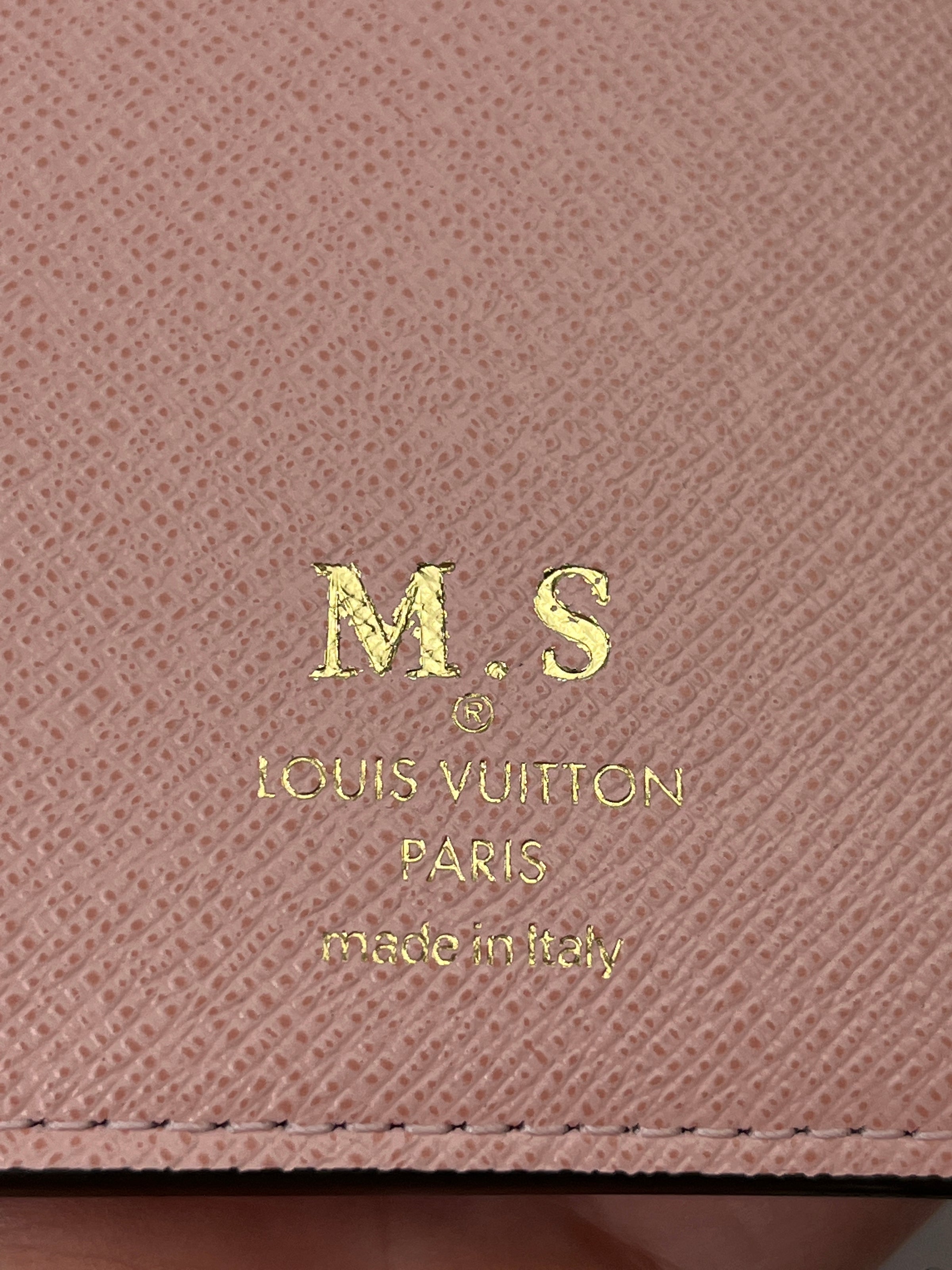 LOUIS VUITTON - VICTORINE WALLET ROSE BALLERINE *HEAT STAMPED – RE