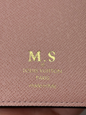 LOUIS VUITTON - VICTORINE WALLET ROSE BALLERINE *HEAT STAMPED