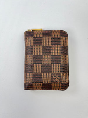 LOUIS VUITTON - ZIPPY COIN PURSE DAMIER EBENE