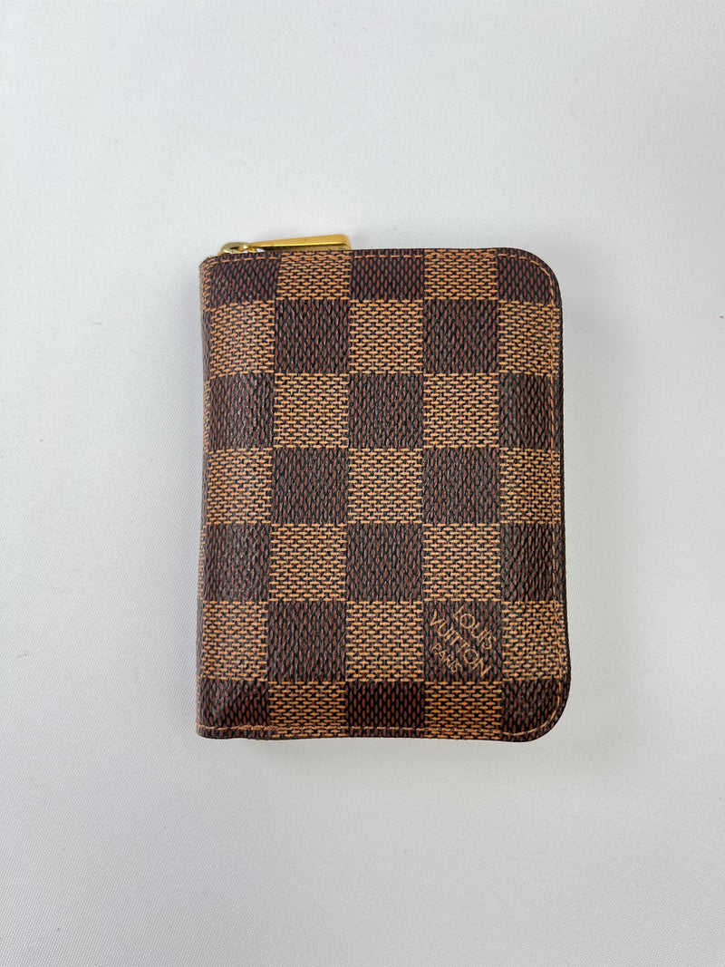 LOUIS VUITTON - ZIPPY COIN PURSE DAMIER EBENE