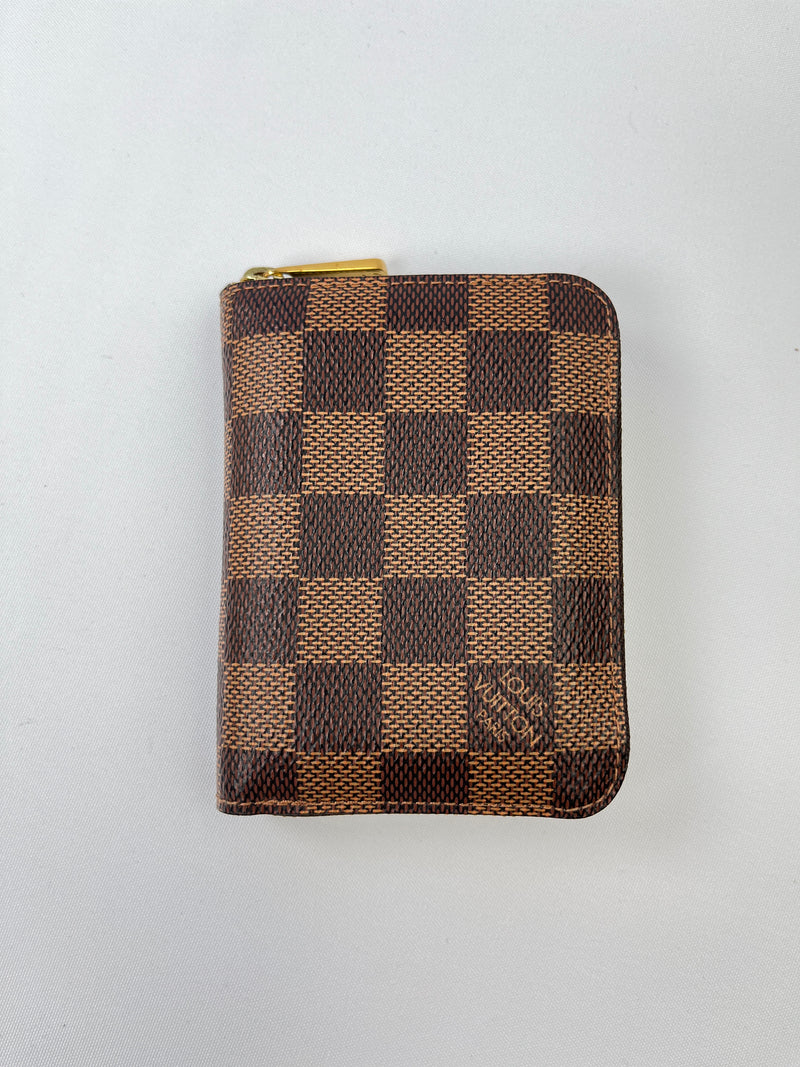 LOUIS VUITTON - ZIPPY COIN PURSE DAMIER EBENE