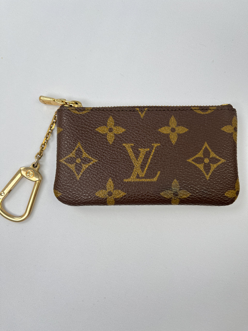 Louis Vuitton Rare Yellow EPI Leather Pochette Cles Key Pouch Keychain