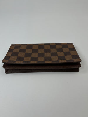 LOUIS VUITTON - DAMIER EBENE PORTE CARTE CREDIT YEN WALLET – RE.LUXE AU